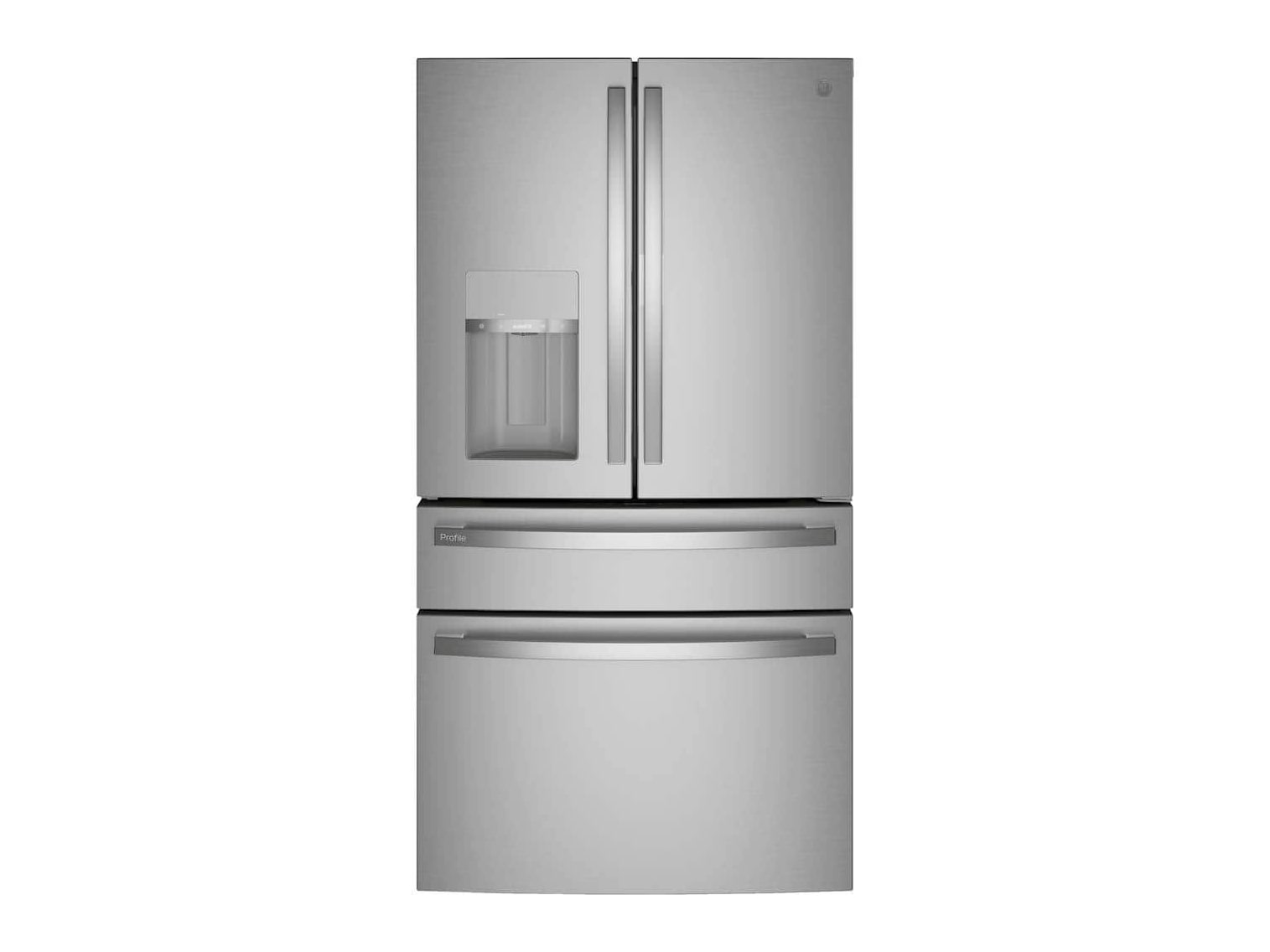 GE Appliances - PVD28BYNFS 36 in. 27.9 Cu. Ft. 4-Door French Door Smart Refrigerators