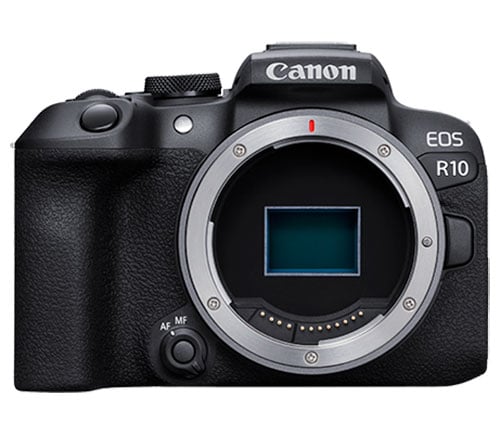 Canon - EOS R10 24.2 MP Mirrorless Cameras Body Only - Black