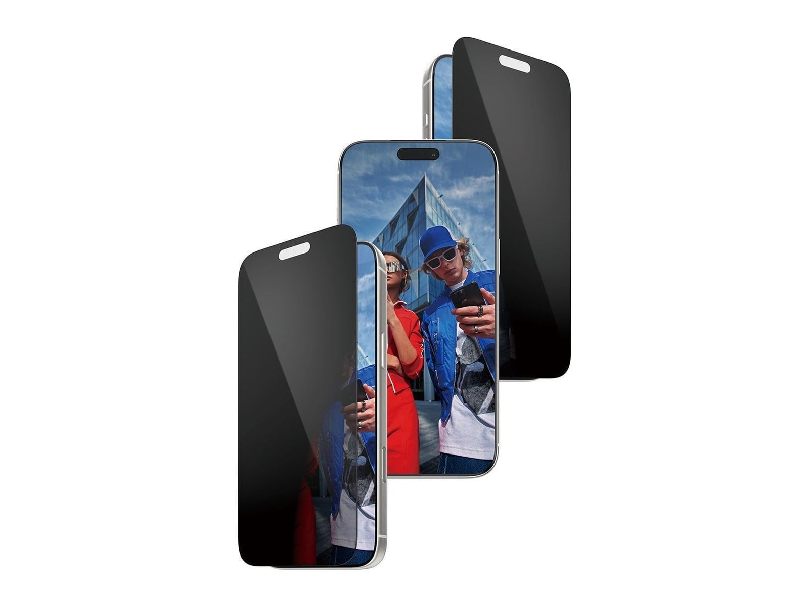PanzerGlass - 2-Way Privacy Screen Protector iPhone 17 Pro Max Ultra-Wide Fit w. Fastfit in-a-box