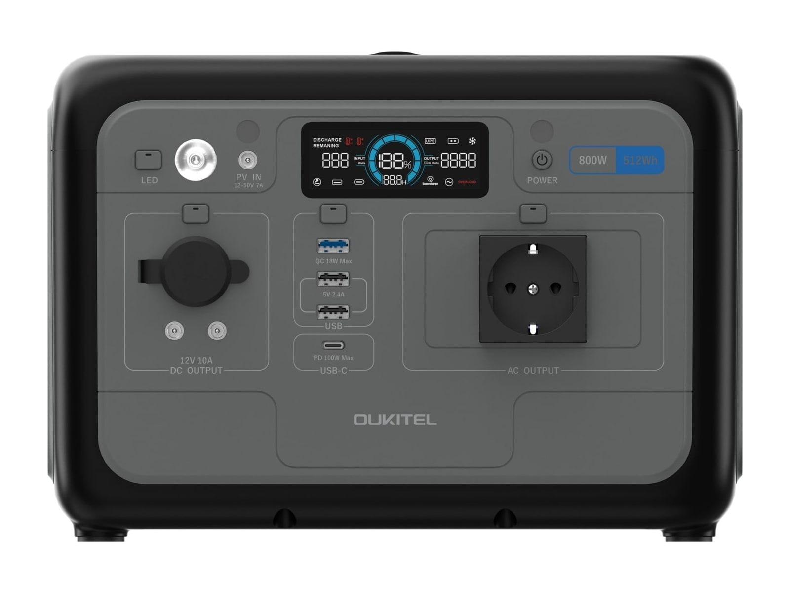 OUKITEL - P800E 512Wh Portable Power Stations
