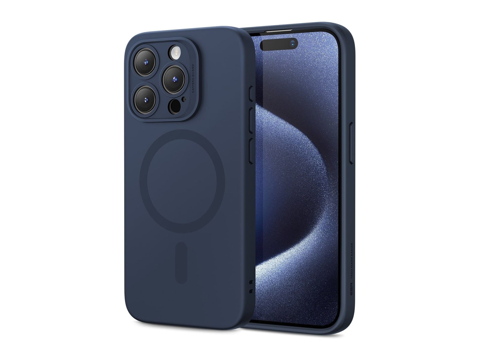 ESR - Cloud Soft Case (HaloLock) - iPhone 15 Pro Max - Dark Blue