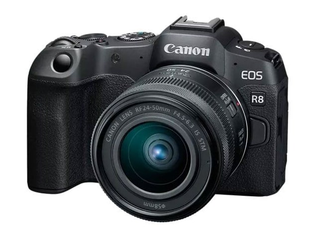 Canon - EOS R8 with RF 24-50mm Lens Kit Mirrorless Cameras - Black (JP)