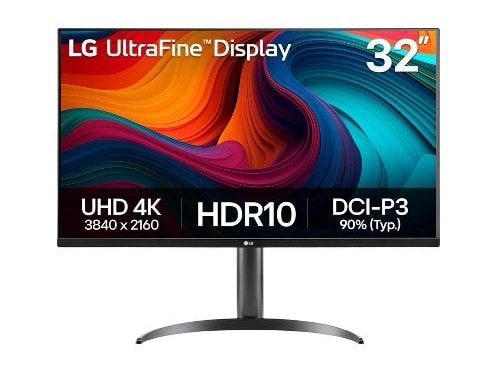 LG - 32" 32UR550K-B 4K UHD 60Hz 4K/5K Monitors - Black