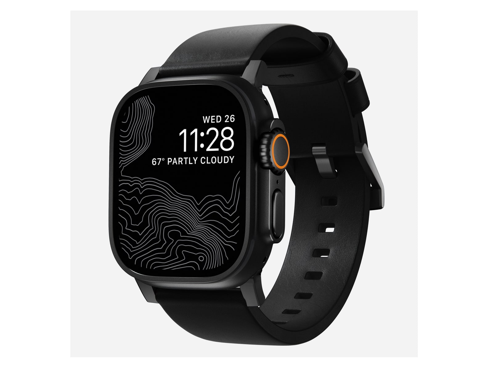 Nomad - Modern Band - 46mm/49mm - Black Hardware - Black