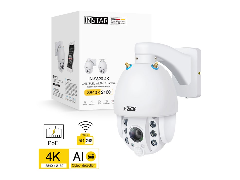 INSTAR - IN-9820 4K Security Cameras