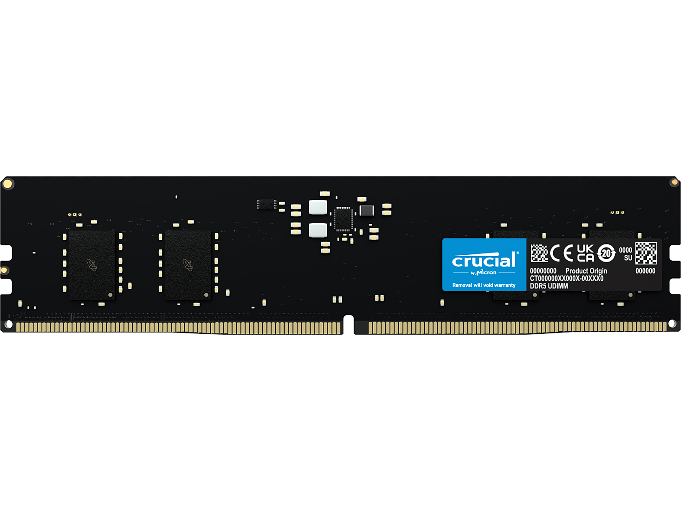 Crucial - 16GB DDR5 4800 CL40 DIMM Memory (RAM) - Black