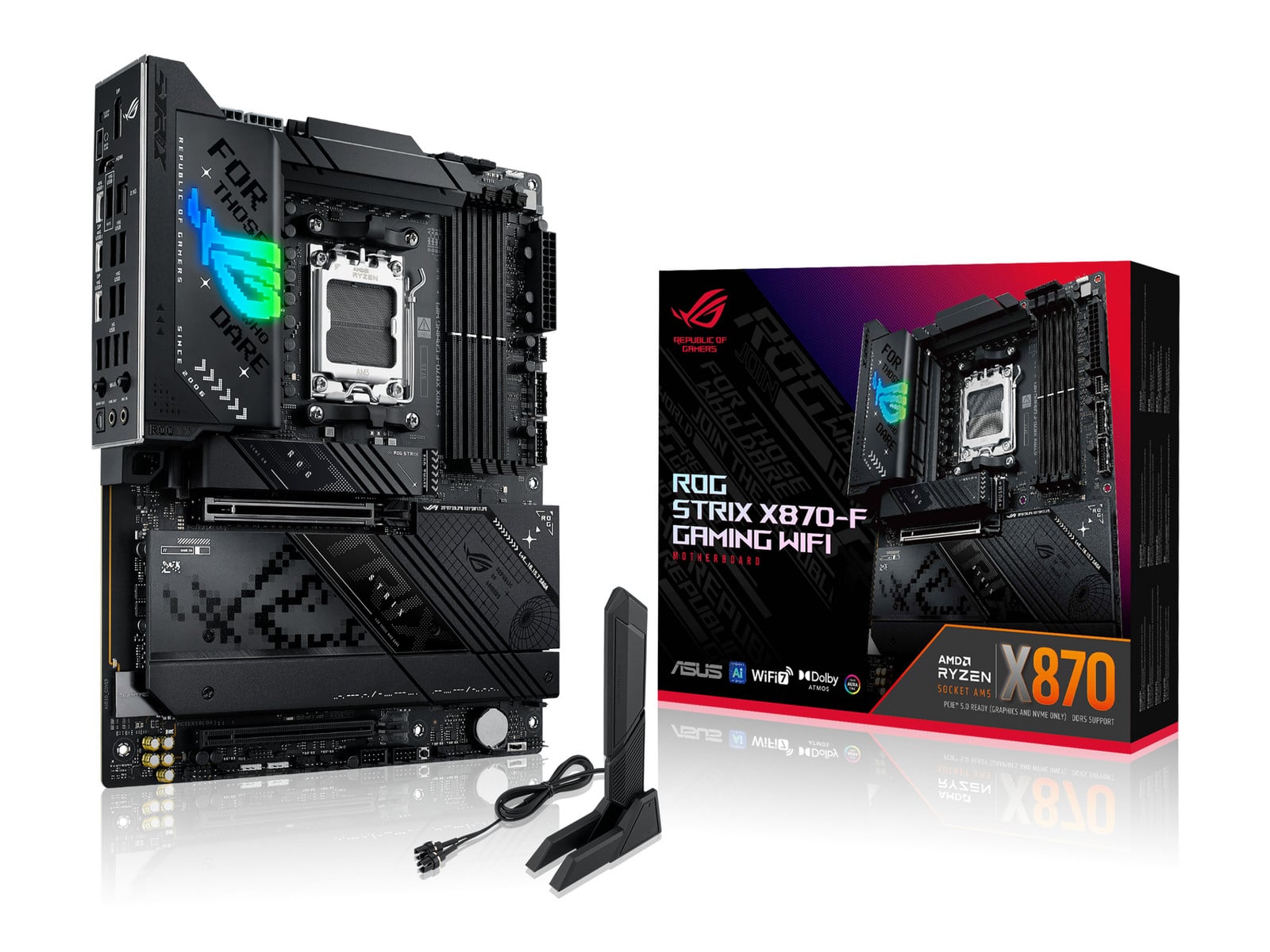 ASUS - ROG Strix X870-F Gaming WiFi Motherboards - PCI Express 5.0 x16