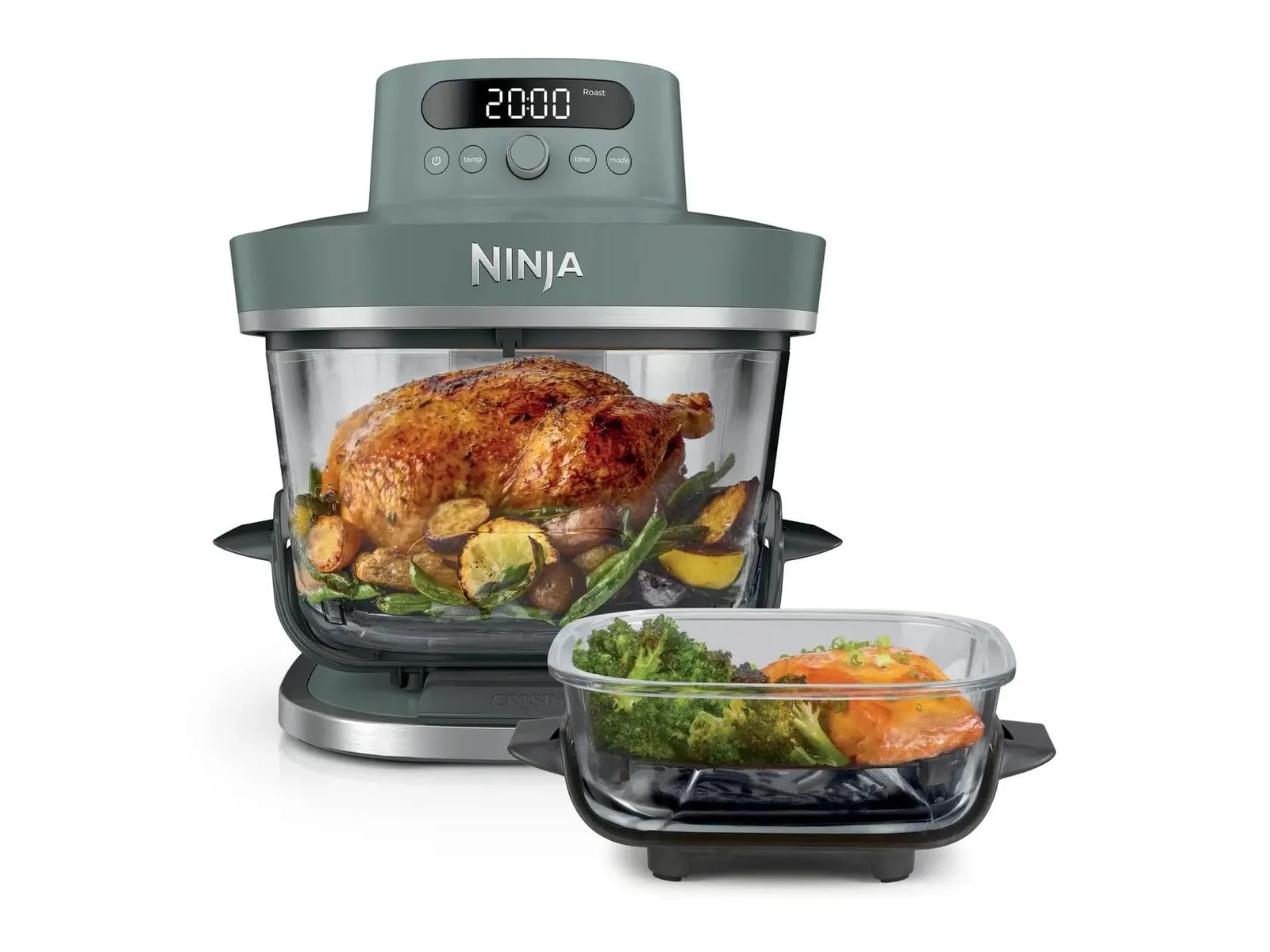 Ninja - AS101EUGY CRISPi PRO 7-in-1 Glass Blue Grey Air Fryers