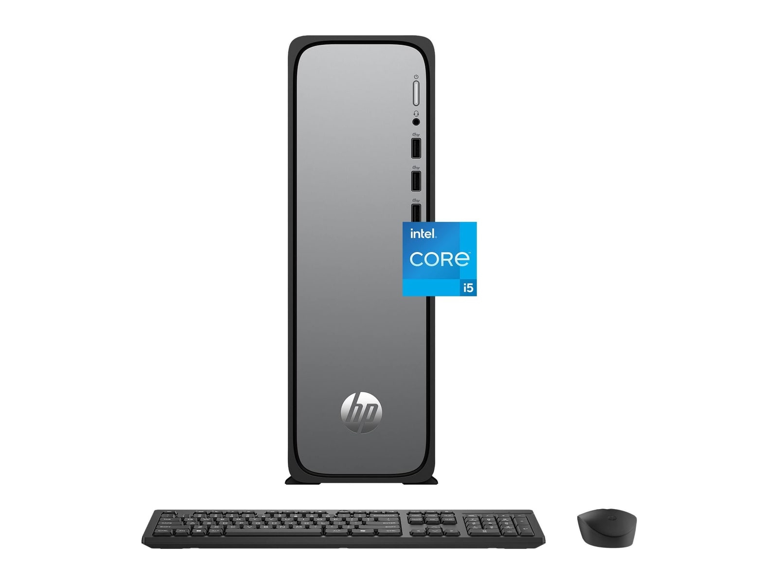 HP - OmniDesk S03-0054 - Intel Core i5 14th Generation 14400 chip - 8GB Memory - 512GB SSD - Meteor Silver