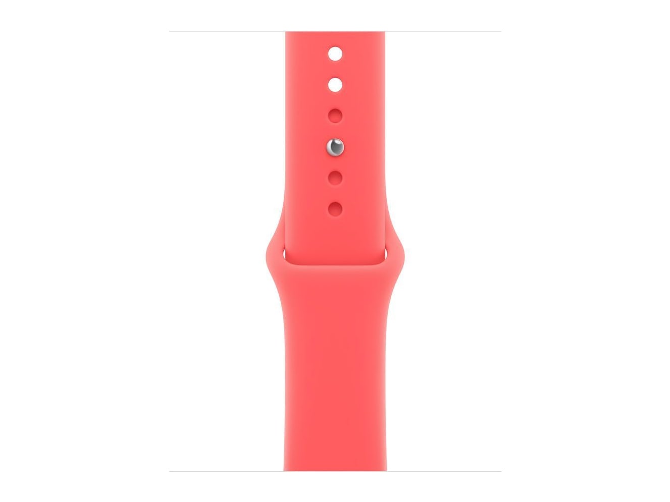Apple - Apple Watch Sport Band - 42mm - Sport Band - S/M - Bright Guava
