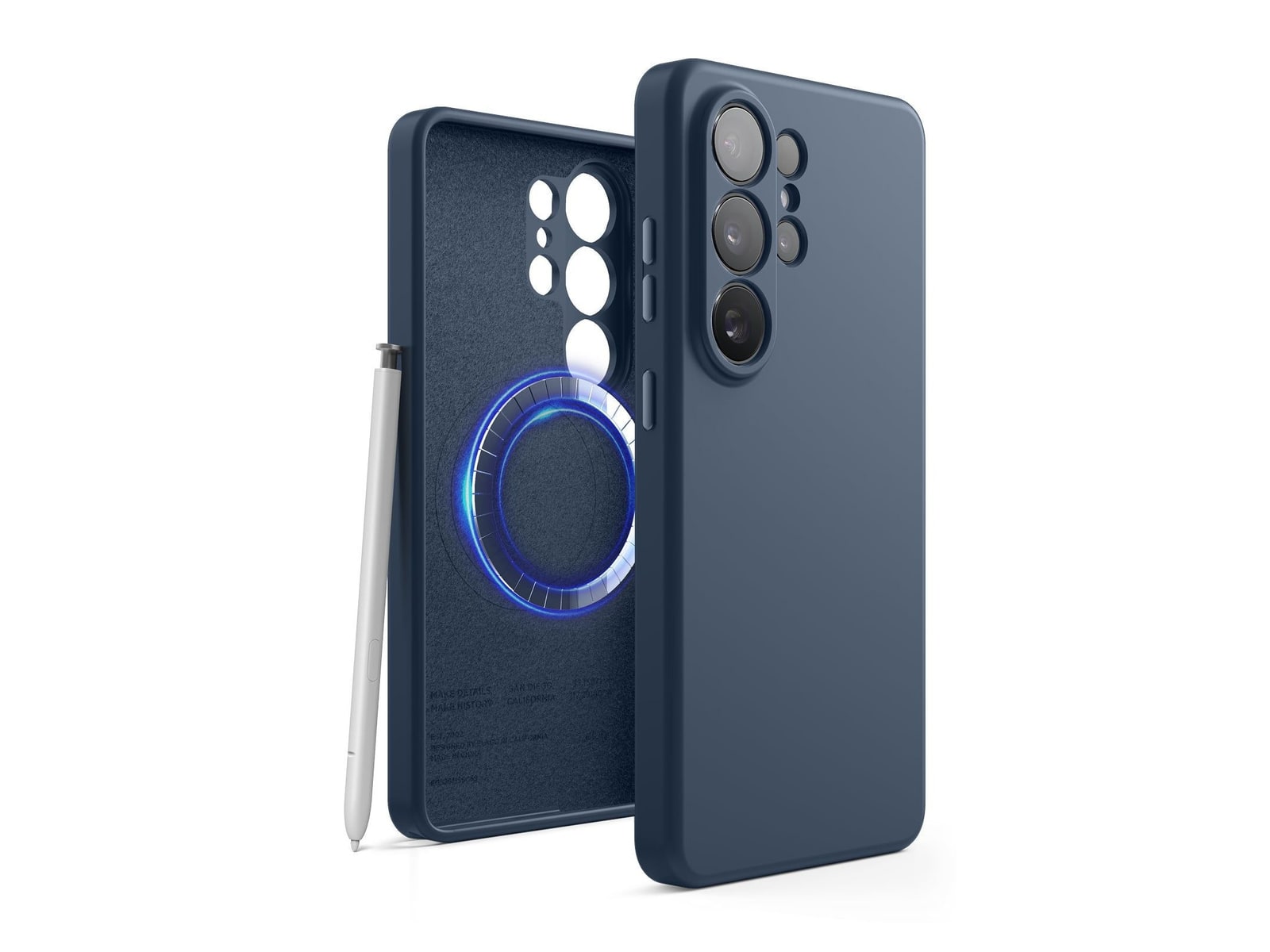 elago - Magnetic Silicone Case - Galaxy S26 Ultra - Jean Indigo
