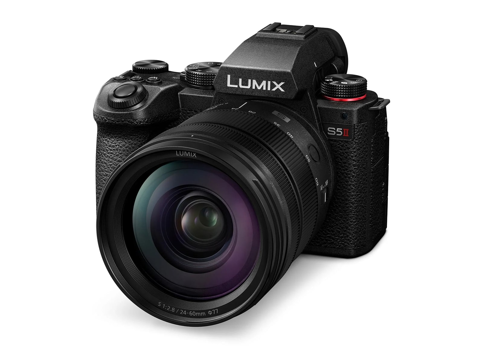 Panasonic - LUMIX S5 II 24.2 MP Mirrorless Cameras S24-60mm Lens Kit - Black