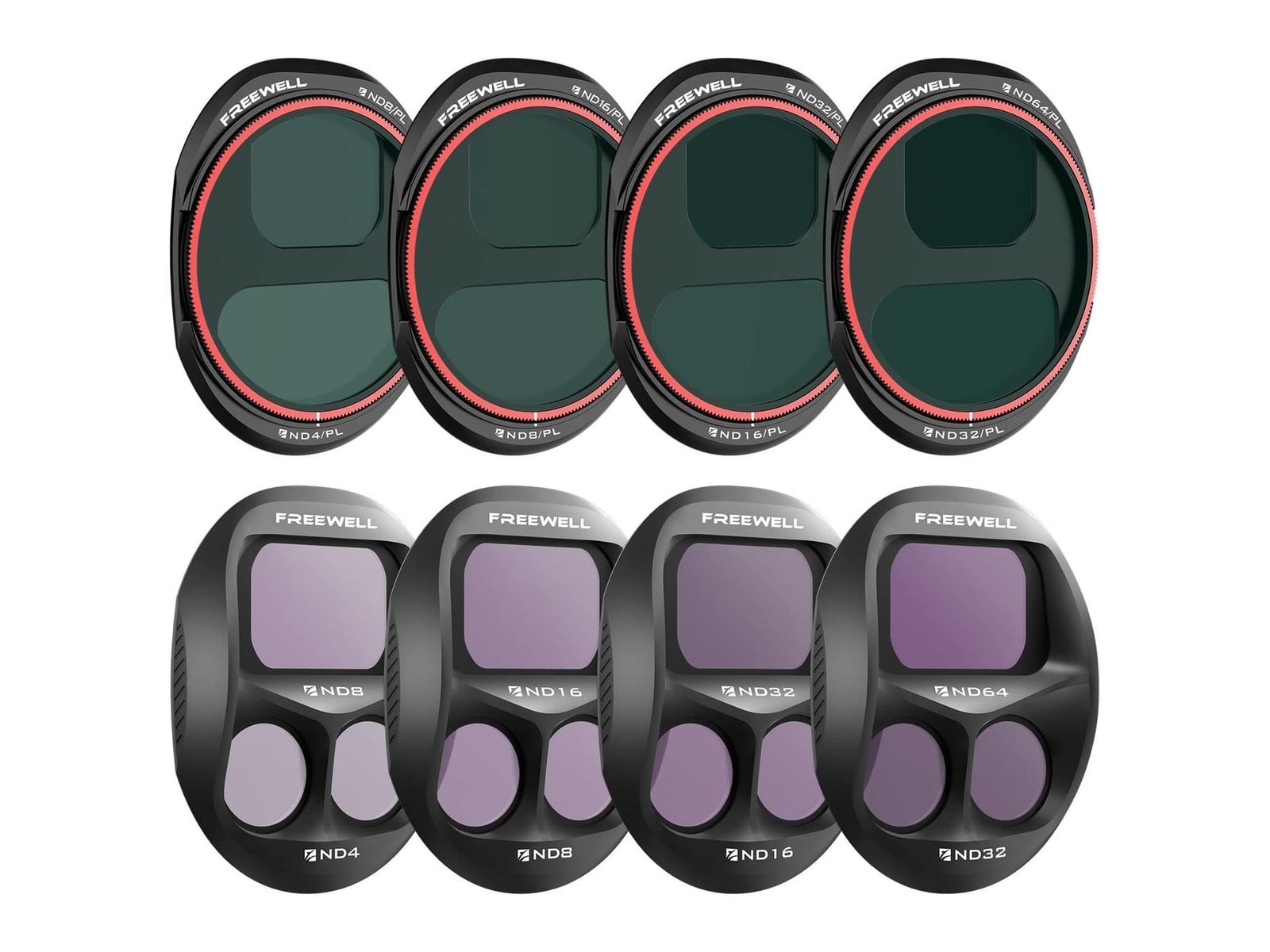 Freewell - DJI Mavic 4 Pro Filters All Day 8 Pack Camera Accessories