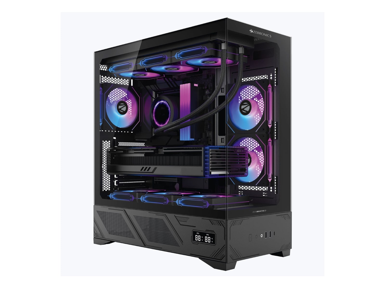 Zebronics - Zeb Invicta 10 Computer Cases
