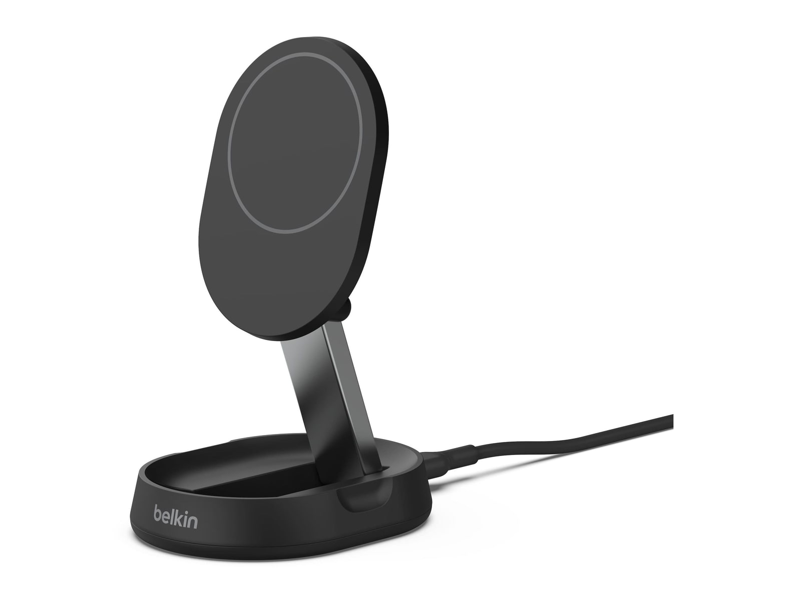 Belkin - BoostCharge Pro Convertible Magnetic Wireless Charging Stand with Qi2 15W Black Wireless Chargers