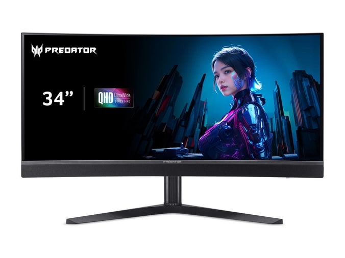 Acer - 34" Predator X34V UWQHD 175Hz Gaming Monitors