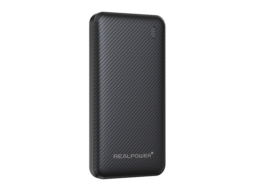 RealPower - PB-10000 Plus 10000 mAh Black Power Banks