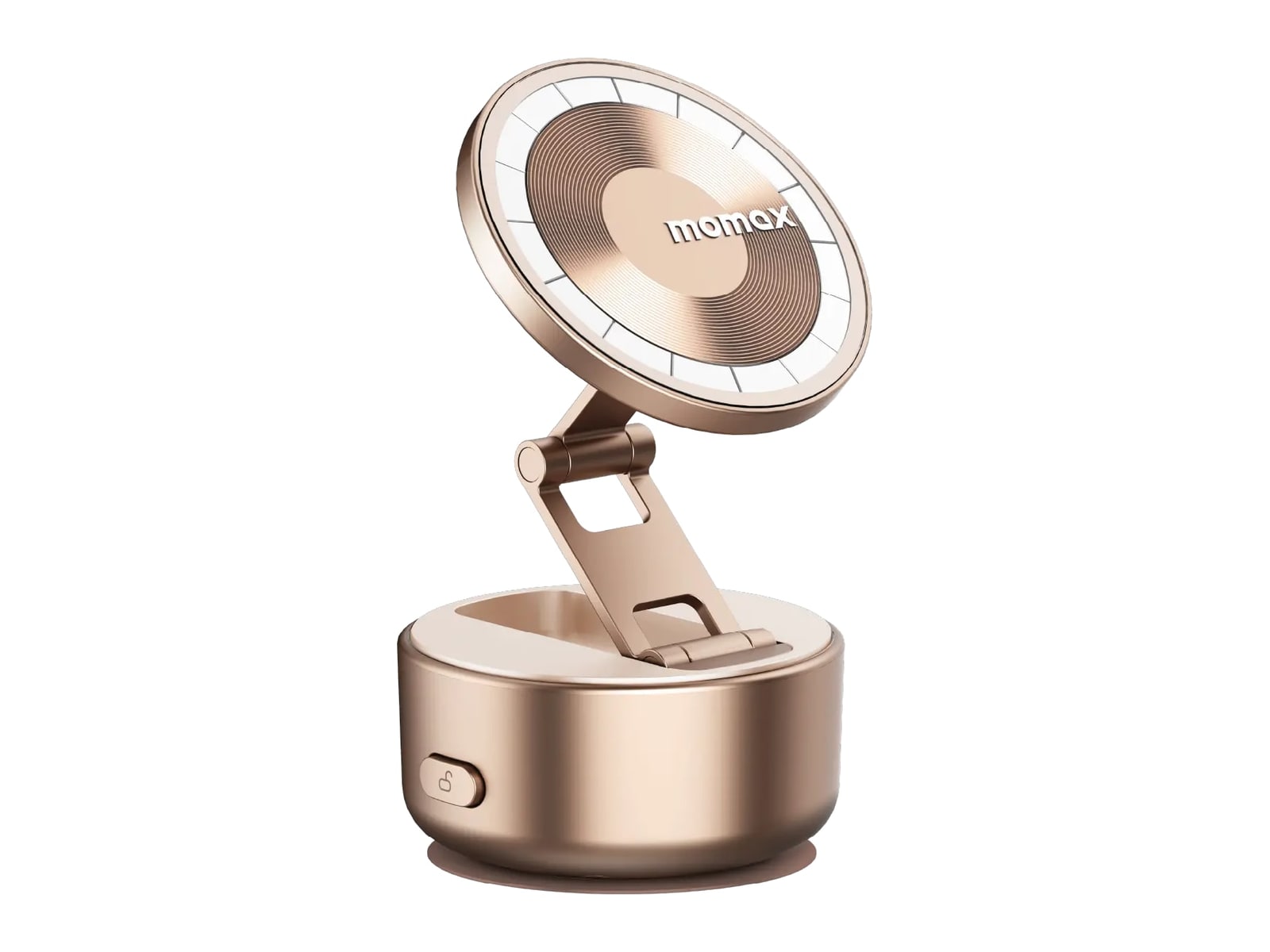 MOMAX - 1-Snap Go Auto Suction Magnetic Phone Stand - Sandstone