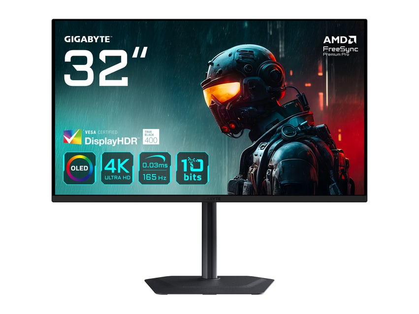 Gigabyte - 31.5" MO32U 4K UHD 165Hz OLED Monitors