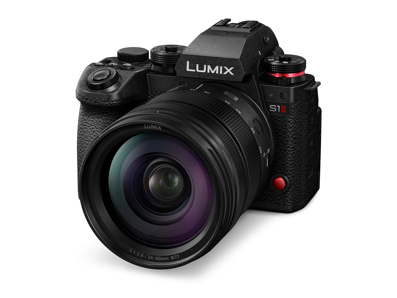 Panasonic - LUMIX S1 II 24.1 MP Mirrorless Cameras S24-60mm Lens Kit - Black
