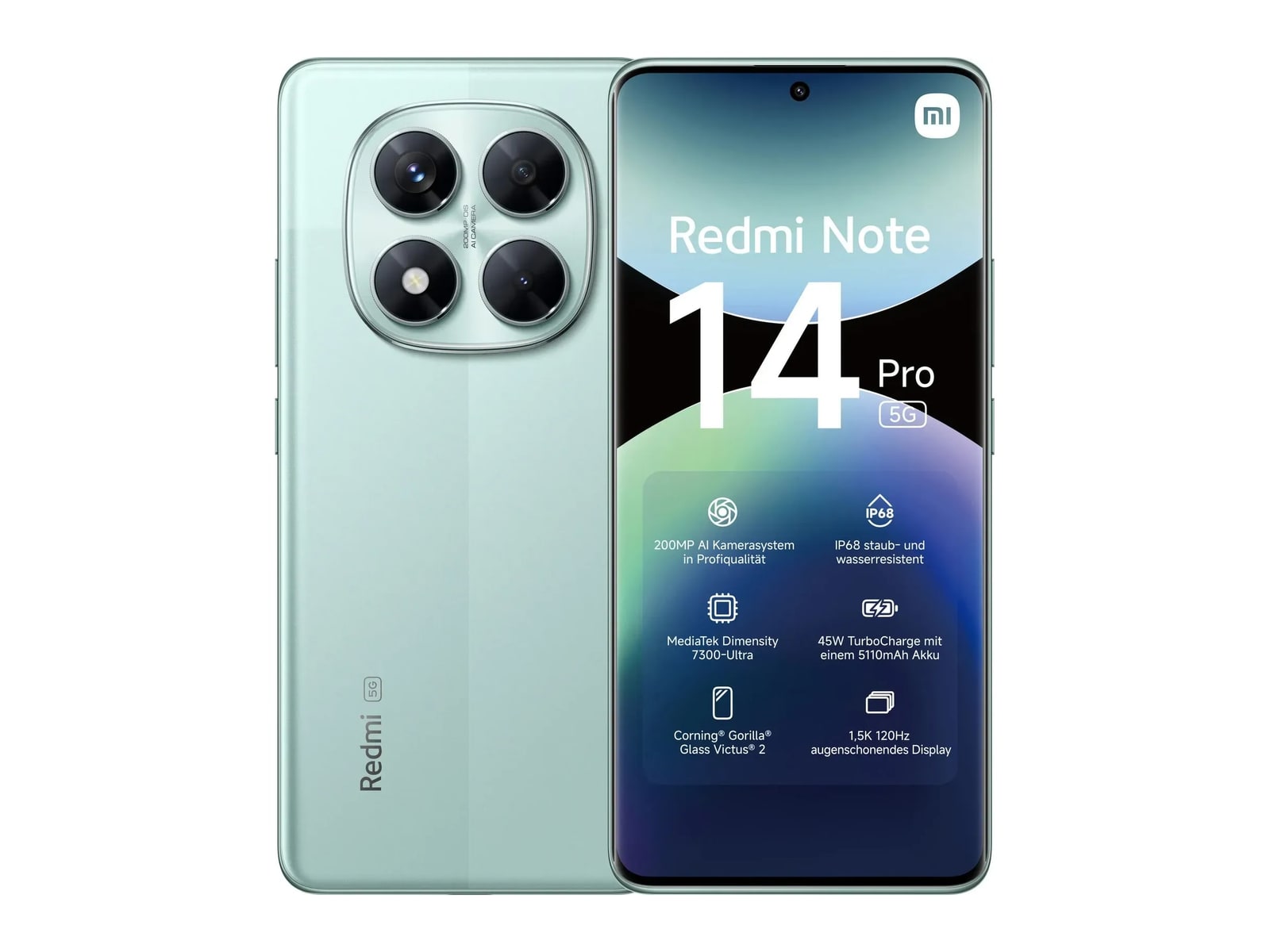 Redmi - Note 14 Pro 5G 256GB - Coral Green