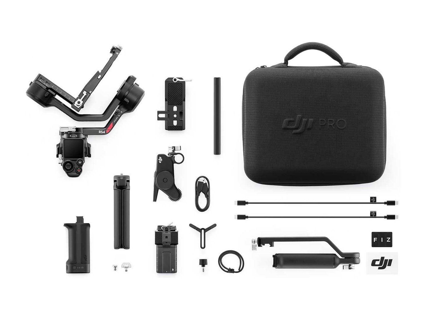 DJI - RS 4 Gimbal Combo Camera Accessories - Black
