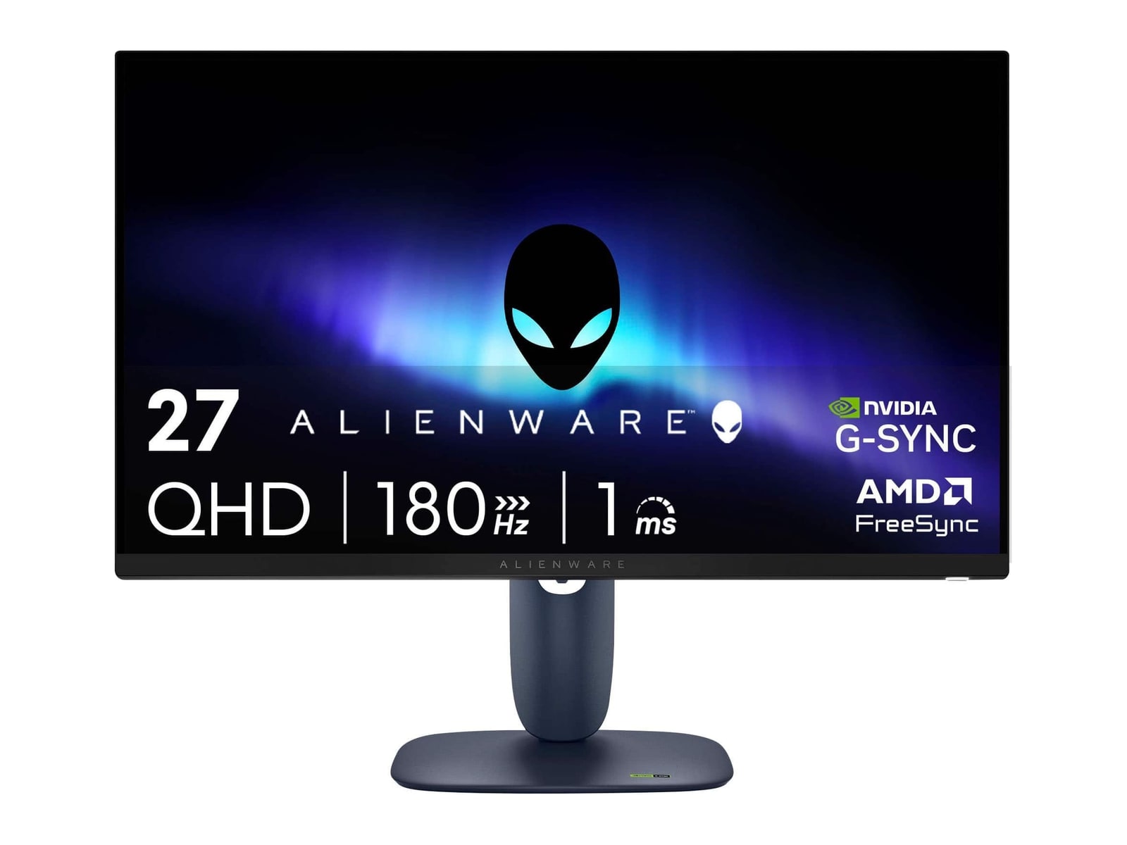 Dell - 27" Alienware AW2725DM QHD 180Hz Gaming Monitors - Interstellar Indigo