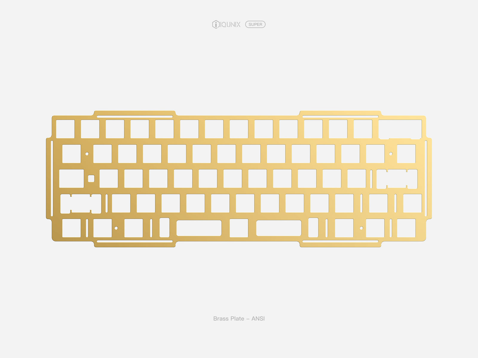 IQUNIX - Tilly 60 Tri-Mode Brass Plate