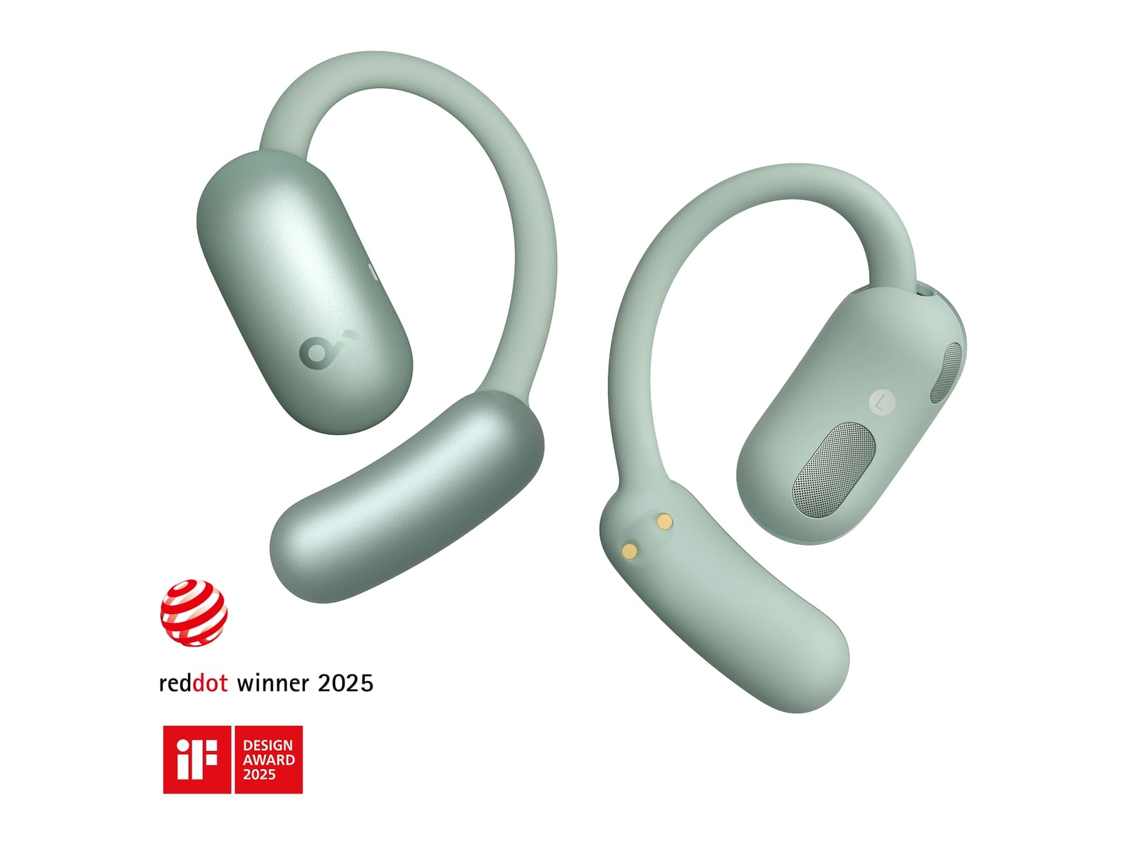 Soundcore - AeroFit 2 Bluetooth True Wireless Earbuds - Minty Green