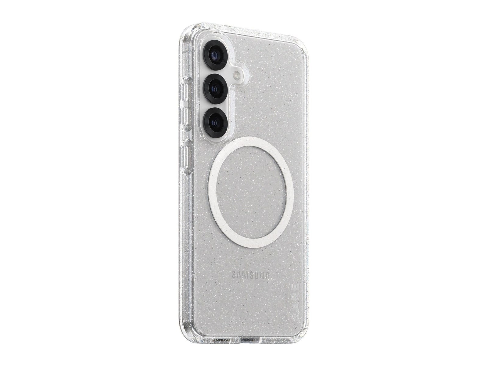 PanzerGlass - CARE Star Lit Case w. White Qi Compatible Samsung Galaxy S25