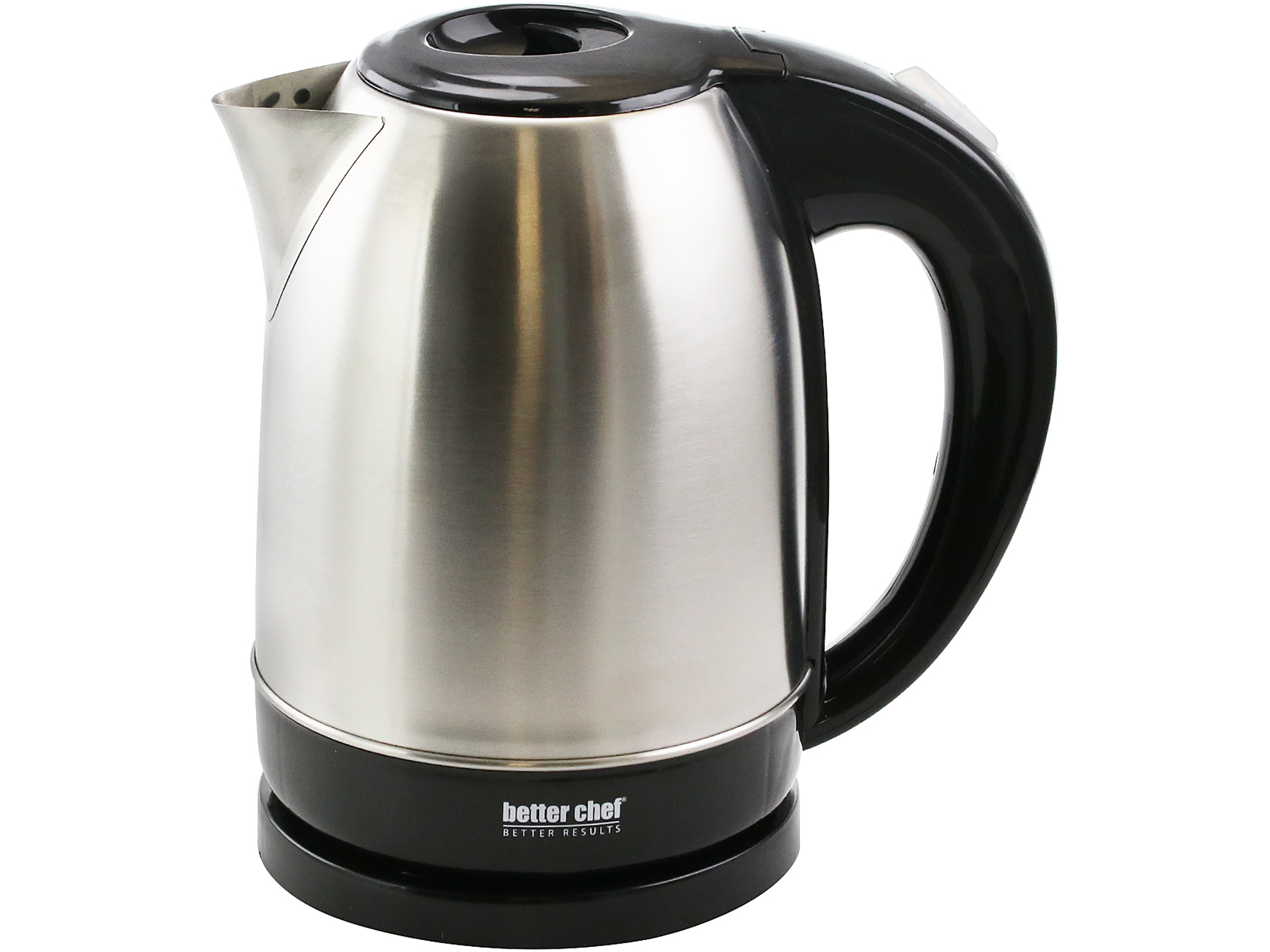 Better Chef - 1.7 L Cordless Stainless Steel Electric Tea Kettle Electric Kettles