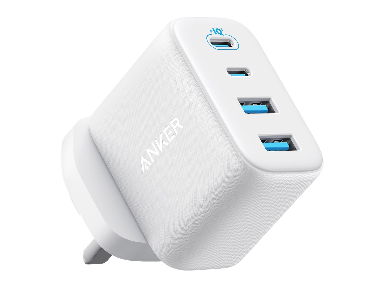 Anker - Zolo 50W 4-Port Charger White Wall Chargers