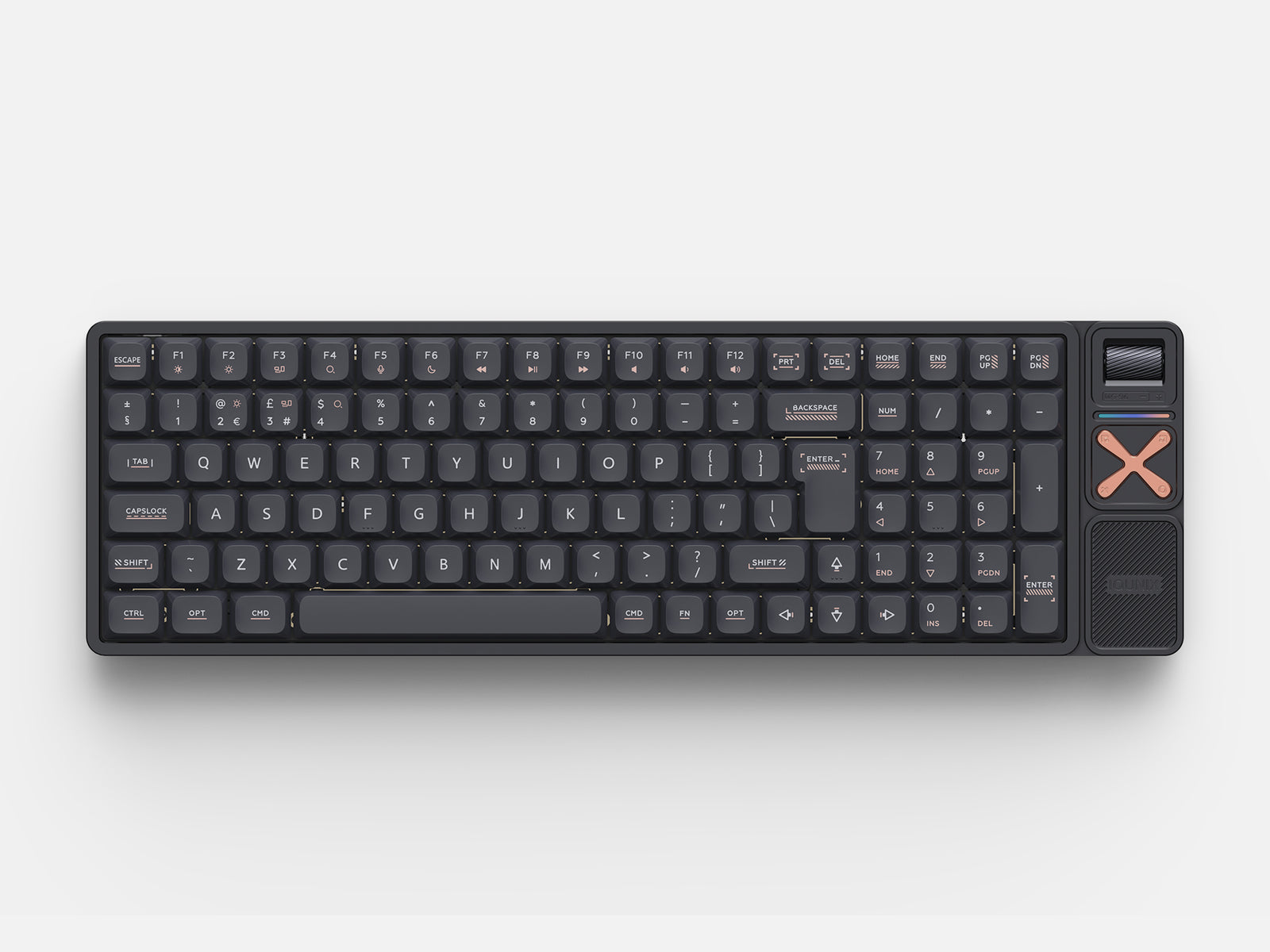 IQUNIX - Magi96 Pro ISO UK Wireless Keyboards - Shadow Black
