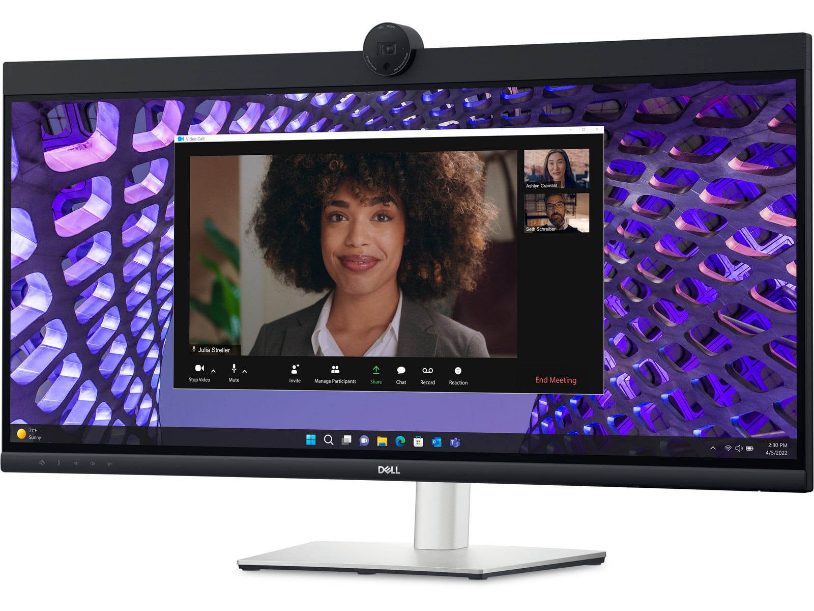 Dell - 34.1" P3424WEB UWQHD 60Hz Ultrawide Monitors - Black