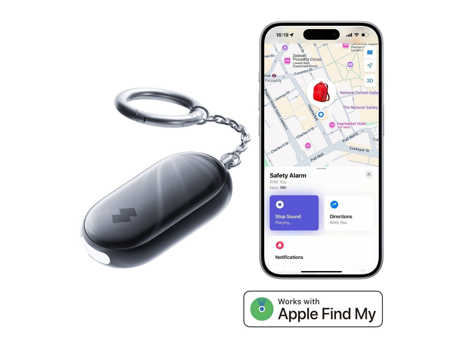 SwitchBot - Safety Alarm Smart Security - Black
