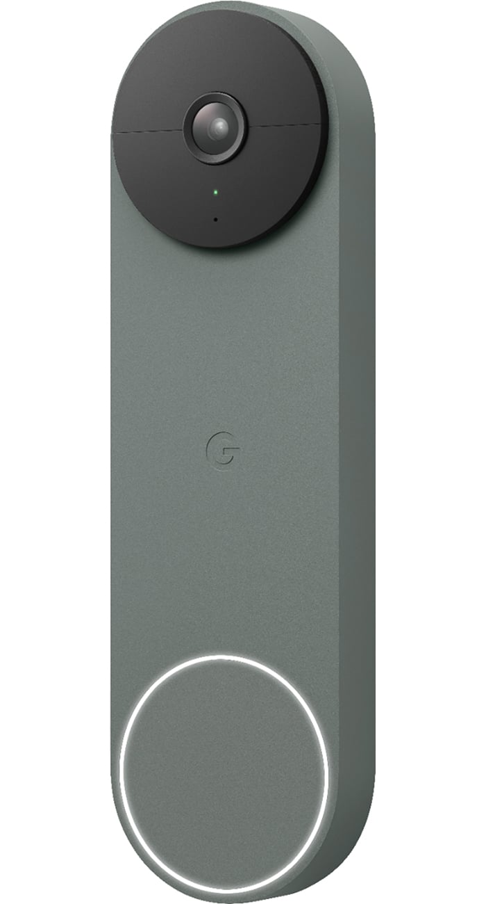 Google - Nest Video Doorbell (Battery) Video Doorbells - Ivy