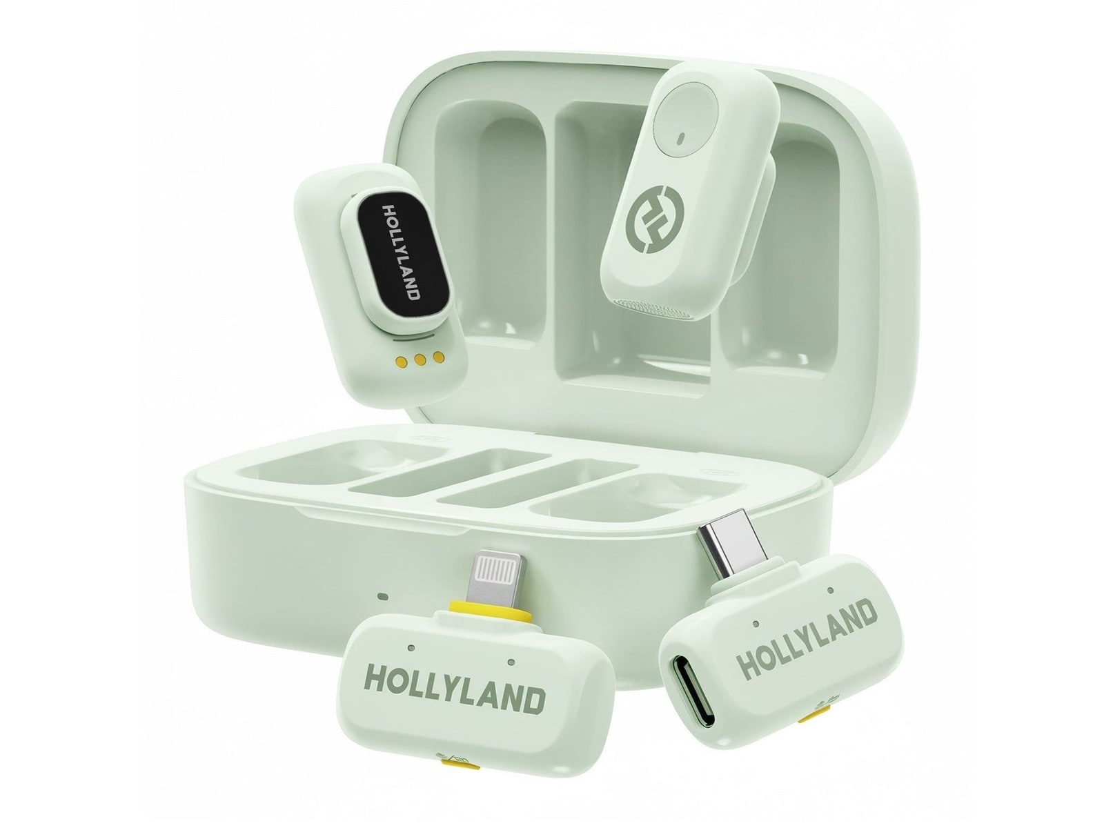 Hollyland - LARK A1 Combo Wireless Microphones - Mint Green