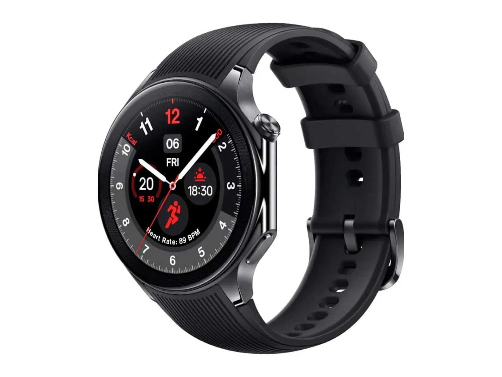 OnePlus - Watch 2 Smart Watches - Black Steel