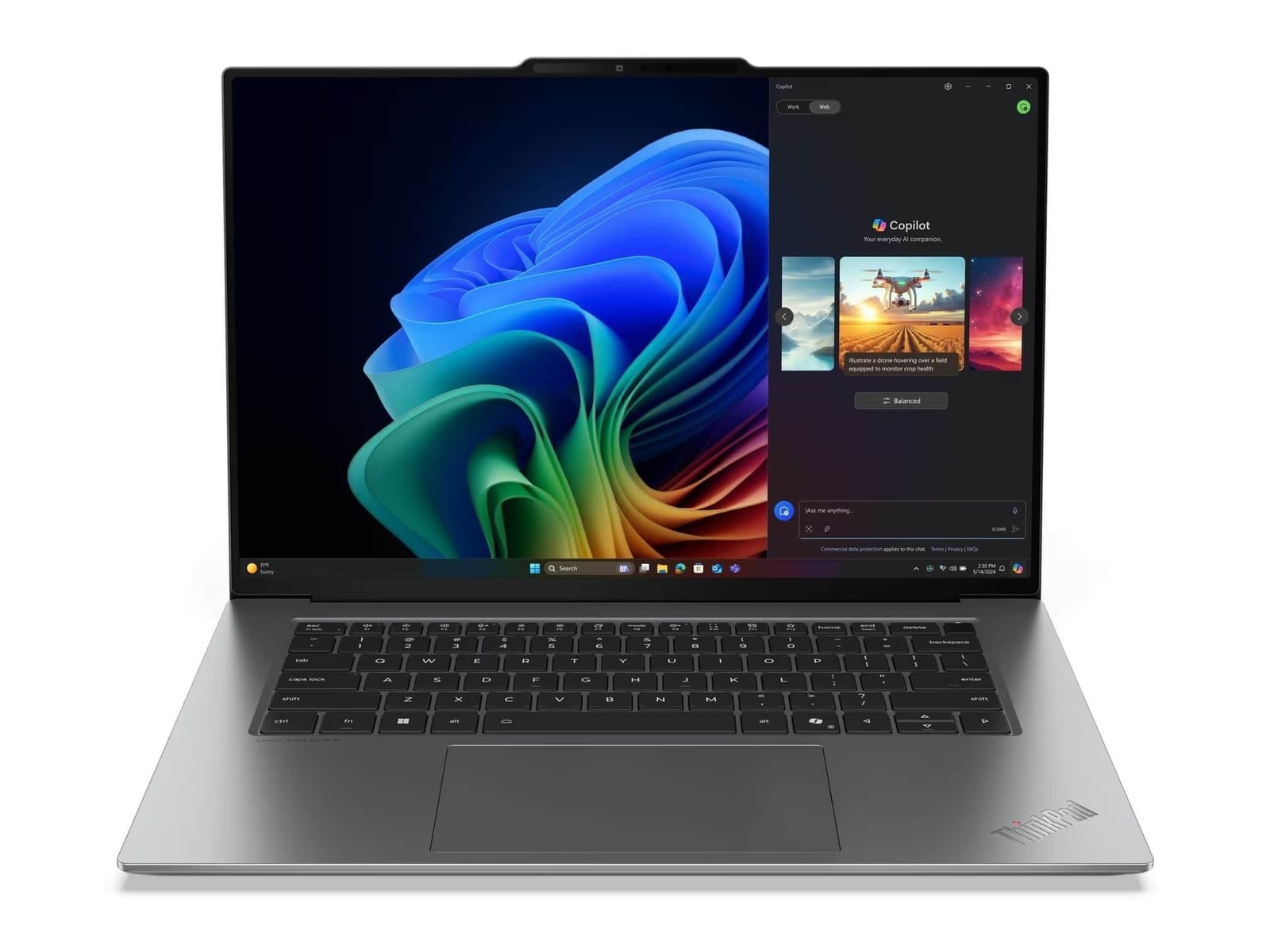 Lenovo - ThinkPad X9-15 Gen 1 21Q60026US 15.3" - Intel Core Ultra 5 226V chip - 16GB Memory - 512GB SSD - Gray