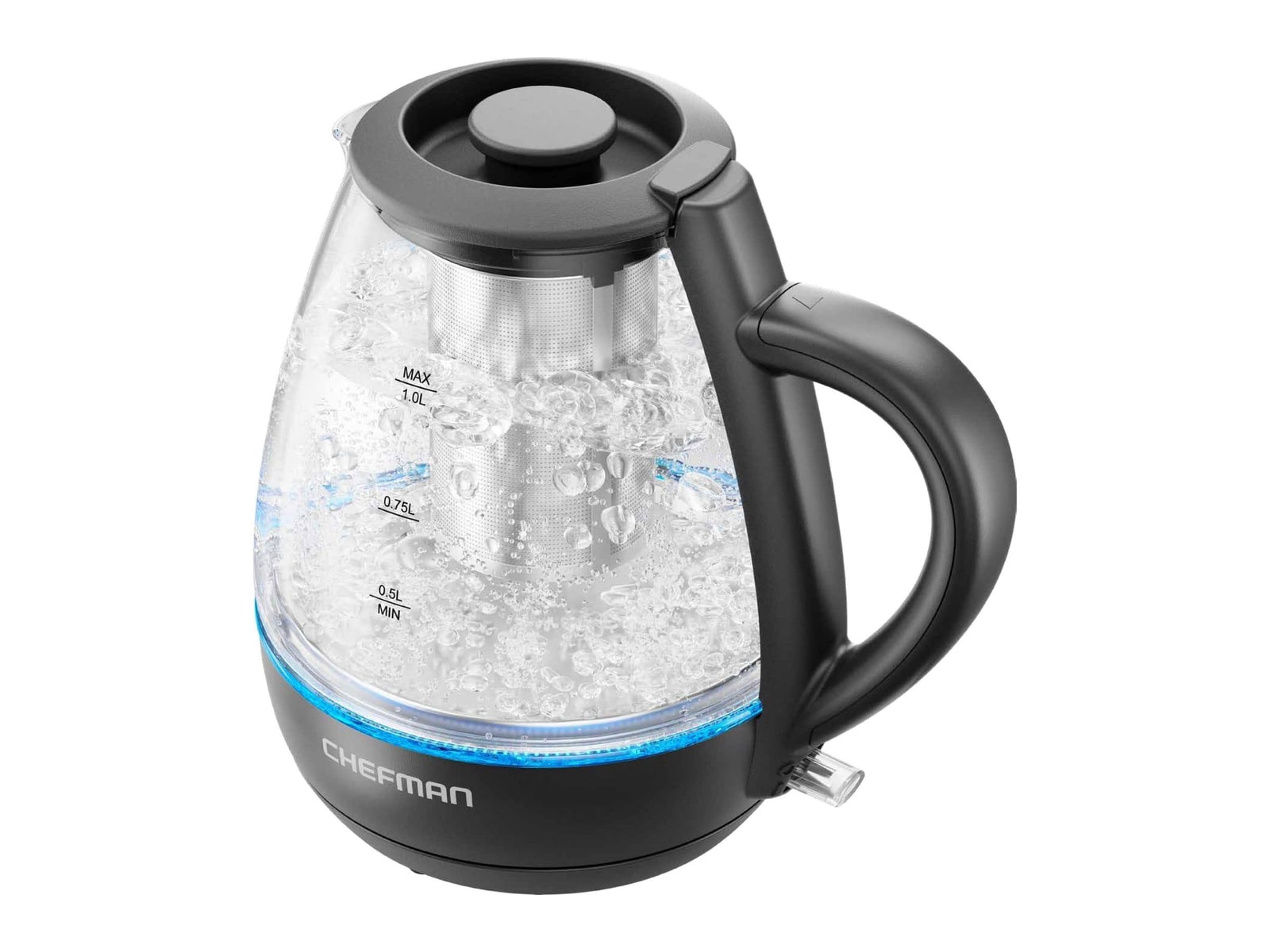 Chefman - Fast-Boil 1L Tea Infuser Kettle Electric Kettles