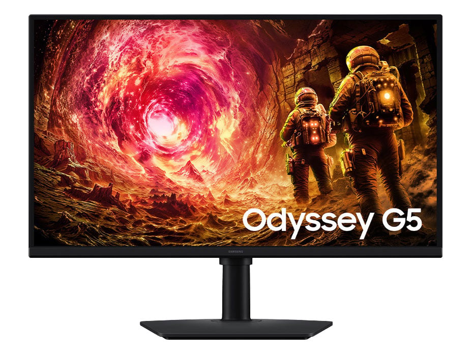 Samsung - 27 inch Odyssey G5 G50F 2560 x 1440 180Hz Gaming Monitors