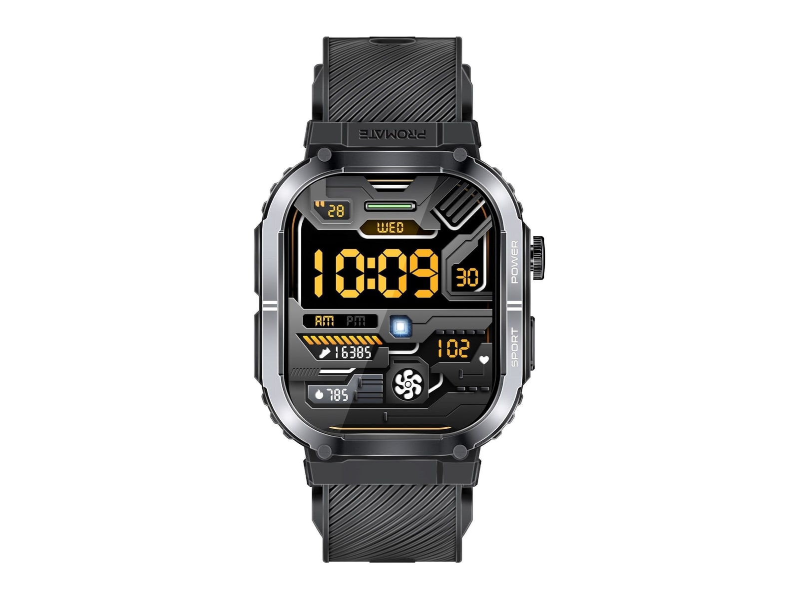 Promate - XWatch-SL Smart Watches - Black