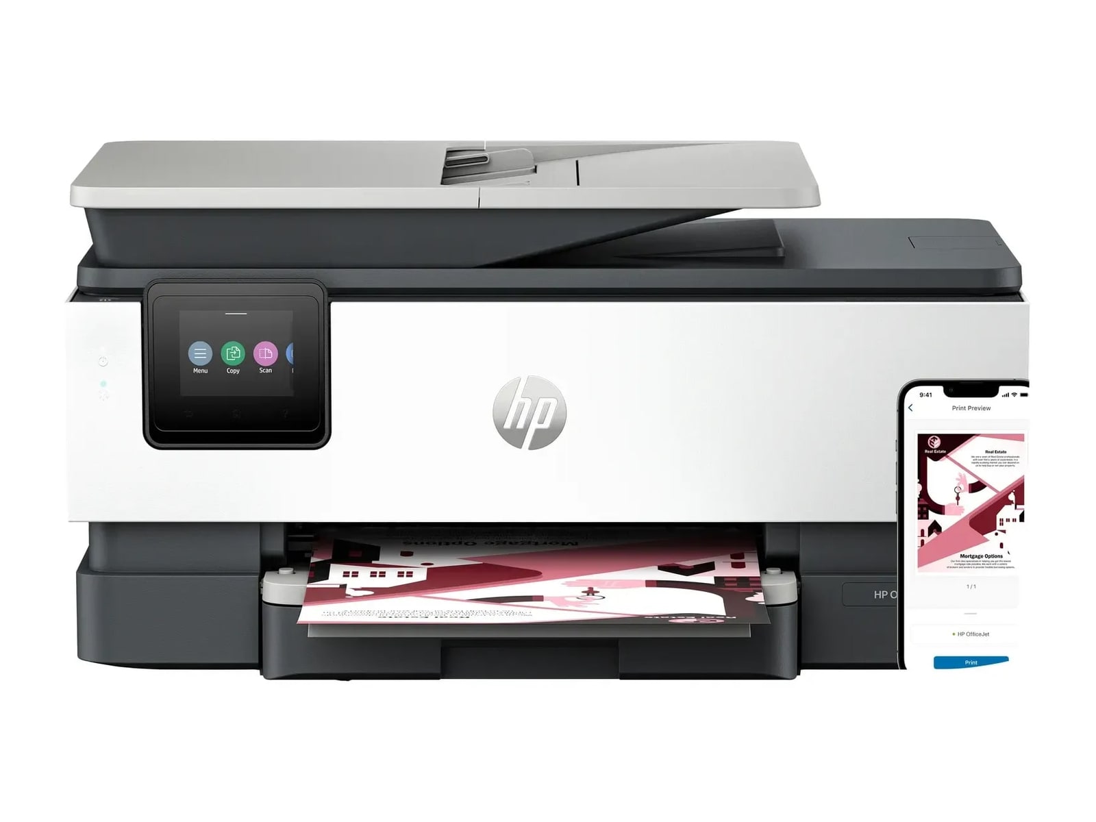 HP - OfficeJet Pro 8124e Printers - White