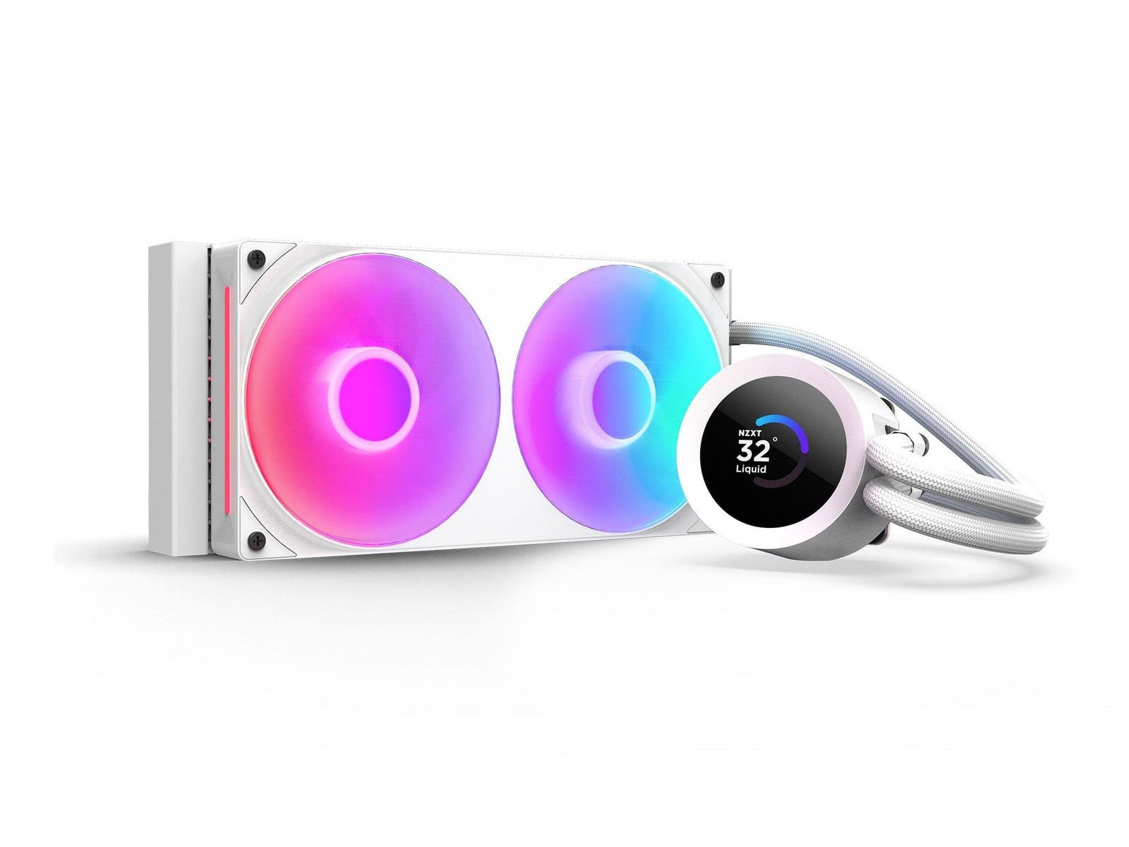 NZXT - Kraken Plus RGB 240 White Cooling Systems