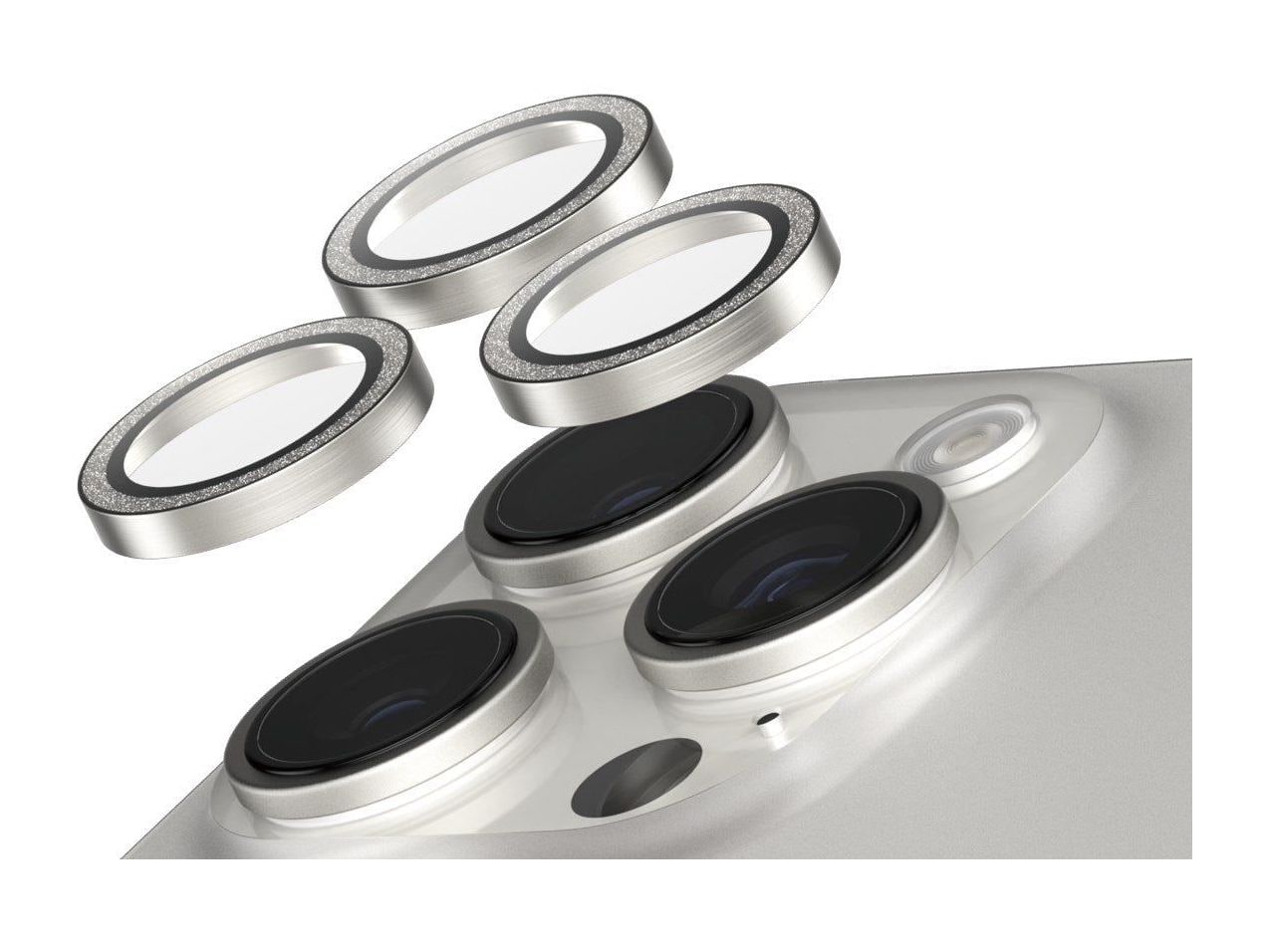 PanzerGlass - SAFE. Camera Lens Protector Glitter Silver iPhone 16 Pro