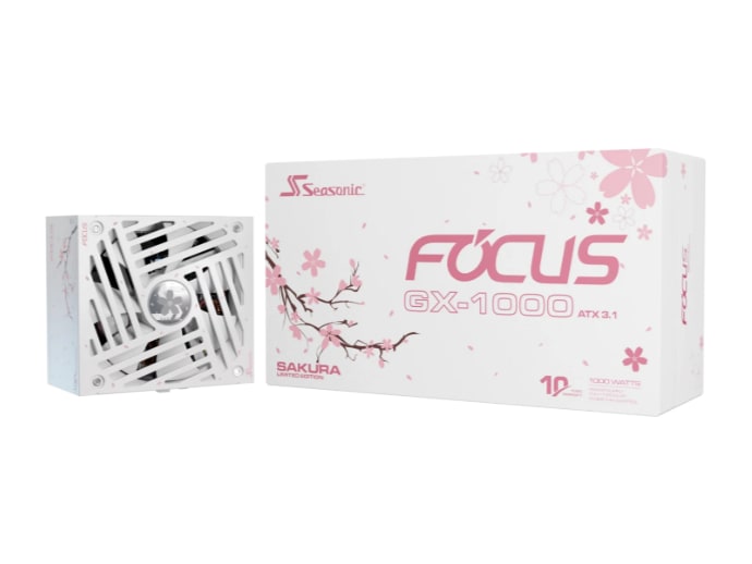 Seasonic - FOCUS GX-1000 SAKURA Limited Edition 1000W Power Supplies