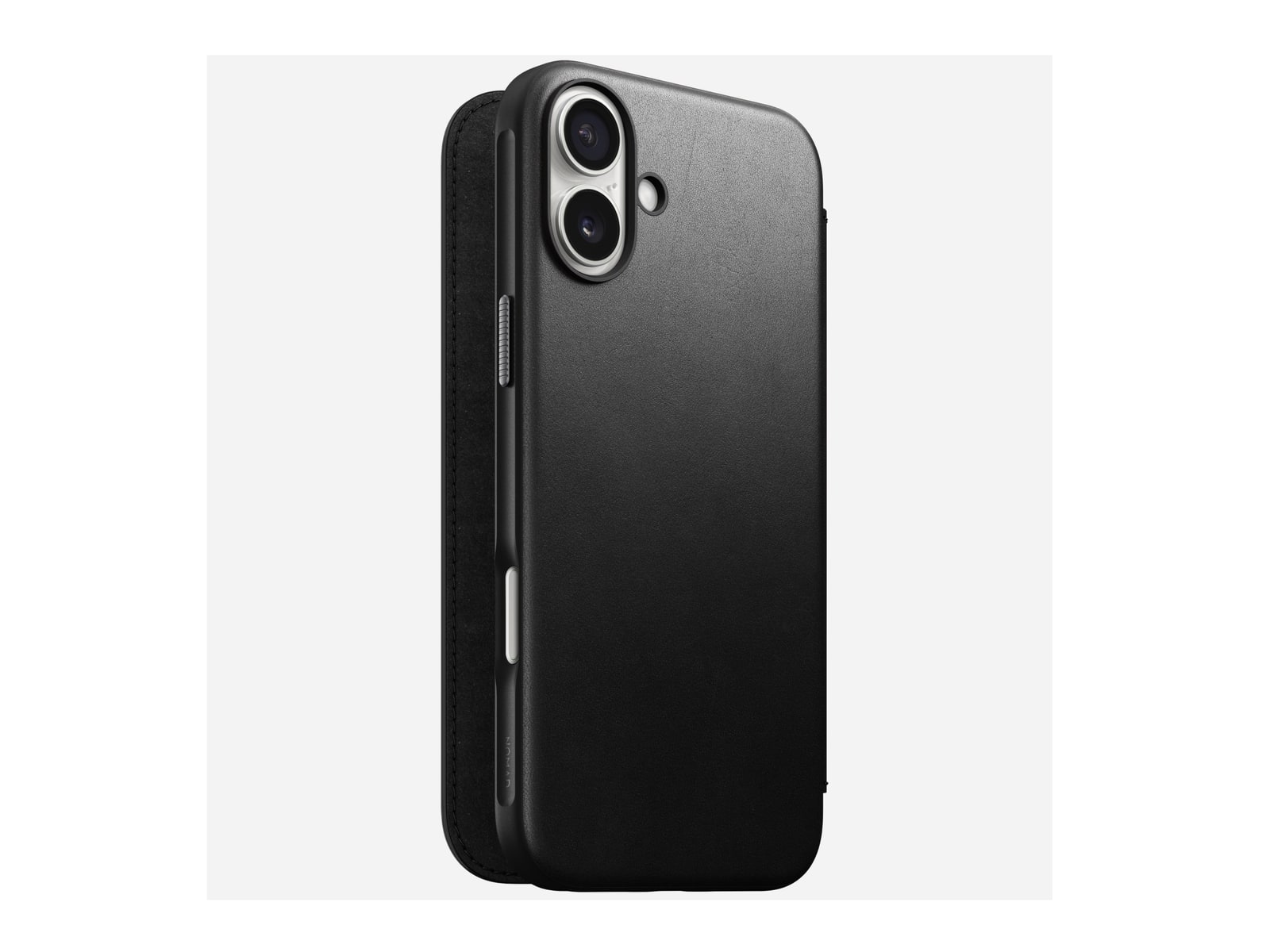 Nomad - Modern Leather Folio - iPhone 16 Plus - Black
