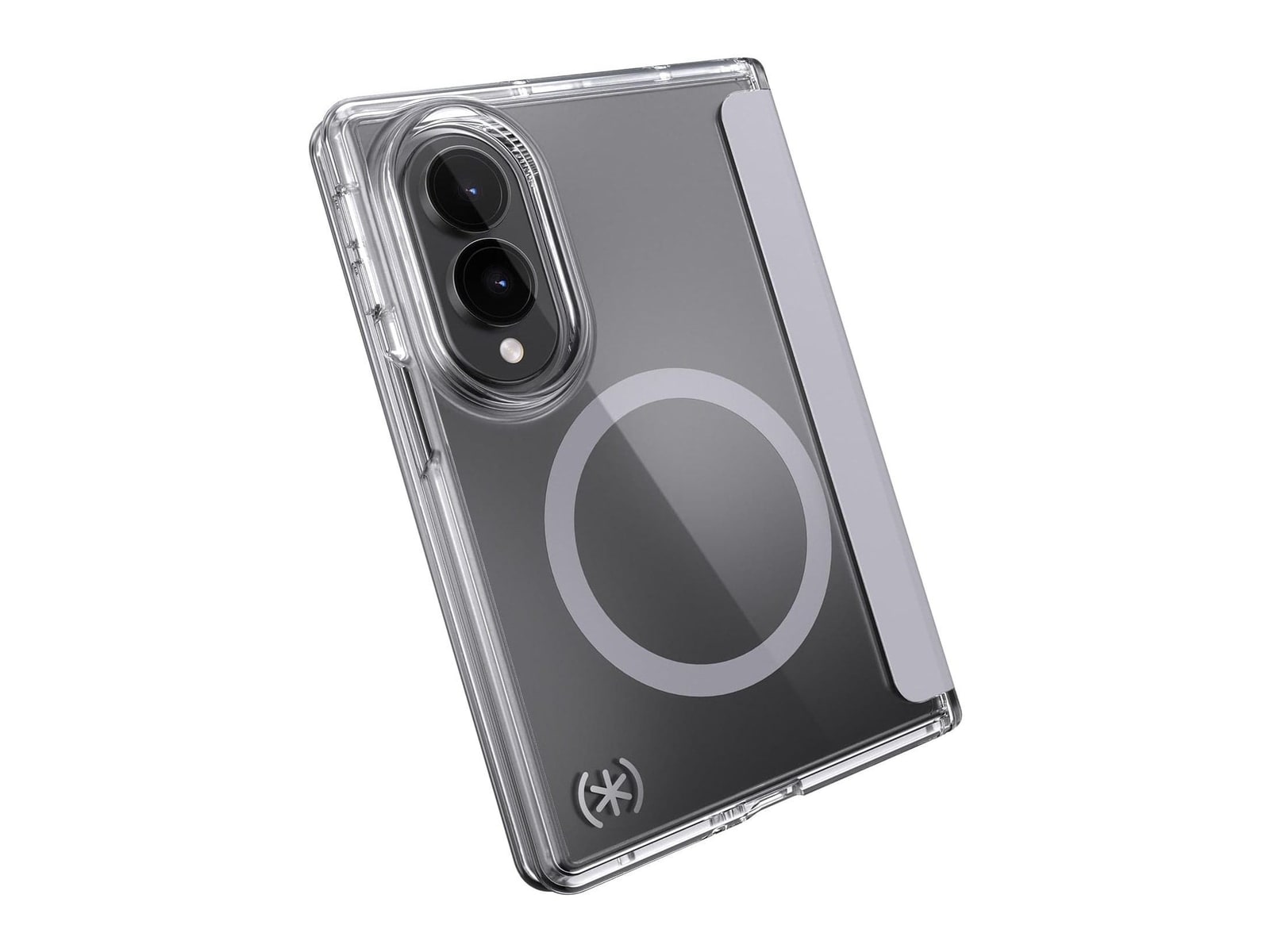 Speck - Presidio Perfect-Clear Fold Magnet - Galaxy Z Fold8 - Clear