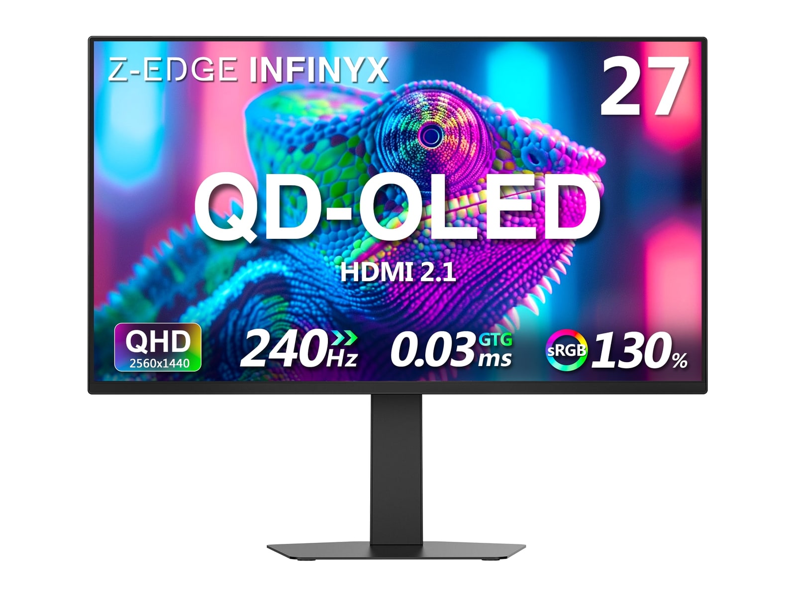 Z-EDGE - 27" INFINYX X27 QD-OLED QHD 240Hz OLED Monitors