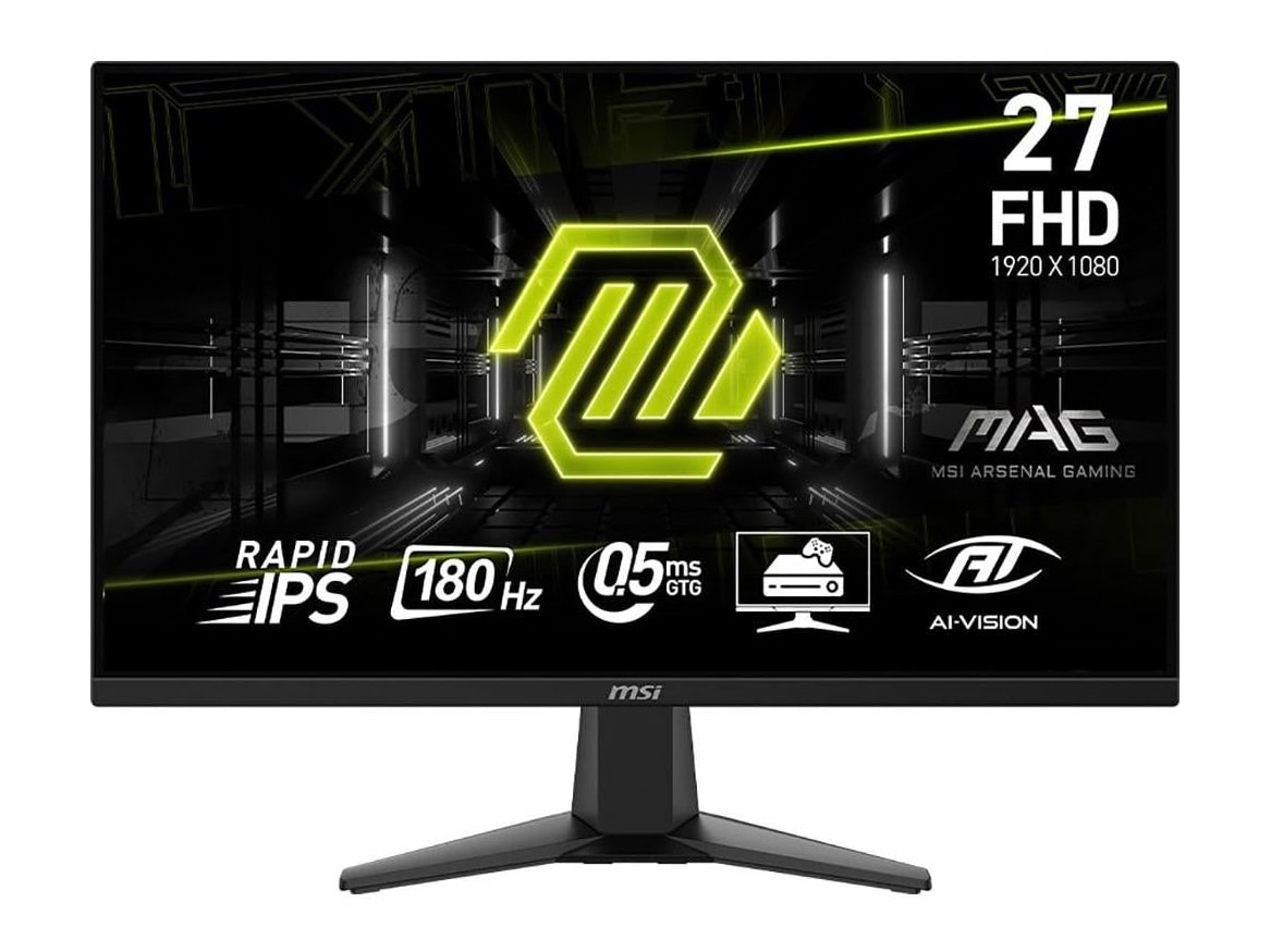 MSI - 27" MAG 275F Full HD 180Hz Gaming Monitors - Black